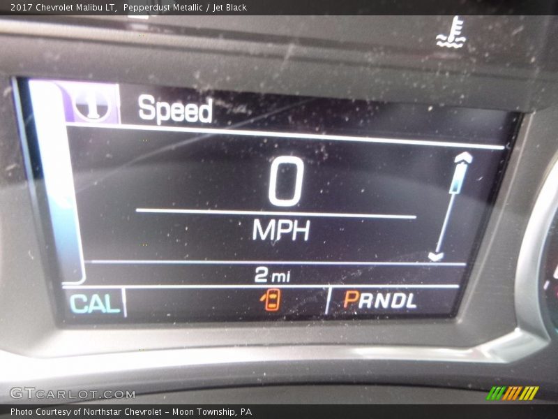 Pepperdust Metallic / Jet Black 2017 Chevrolet Malibu LT