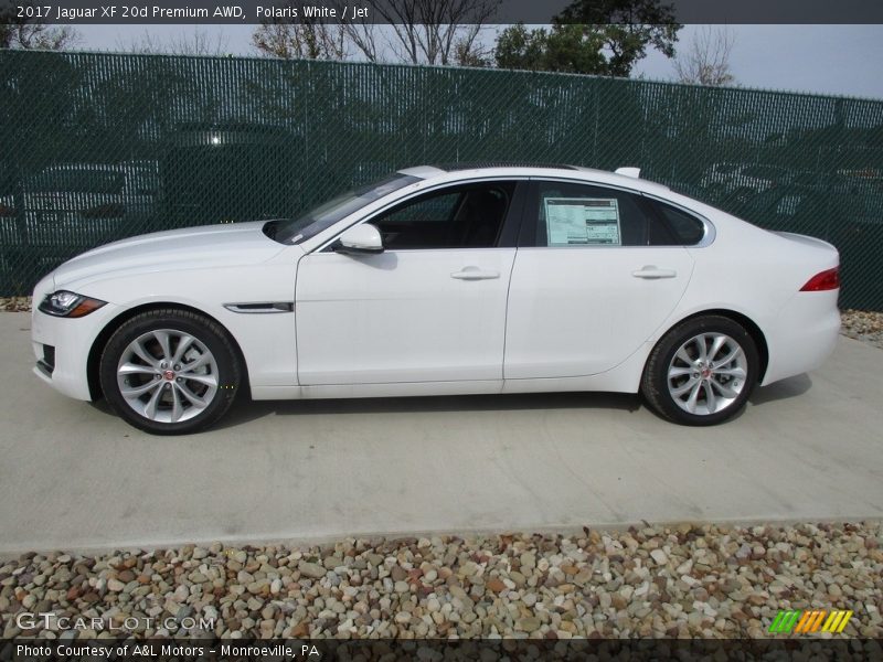 2017 XF 20d Premium AWD Polaris White