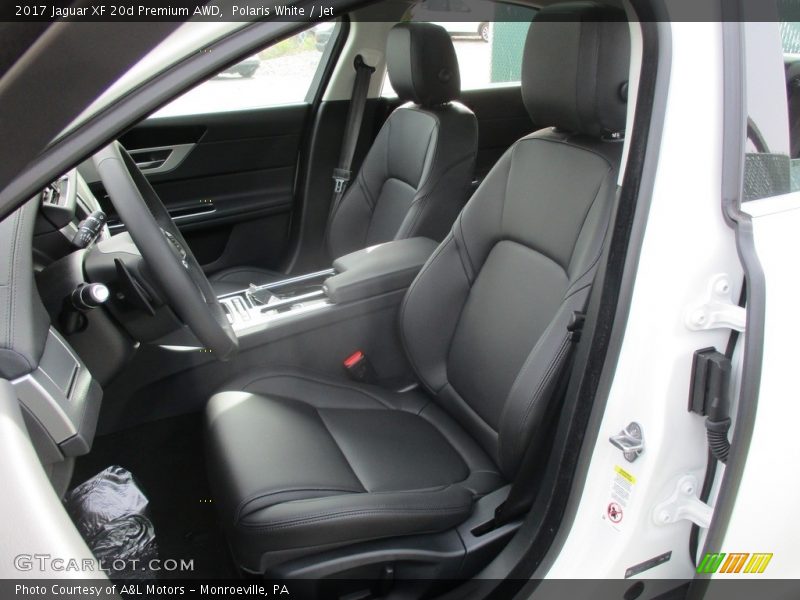 Front Seat of 2017 XF 20d Premium AWD