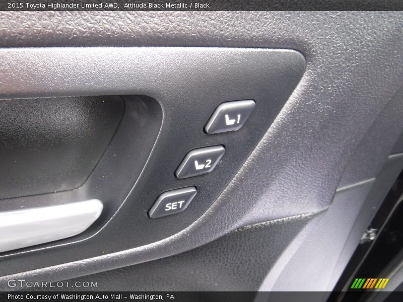 Attitude Black Metallic / Black 2015 Toyota Highlander Limited AWD