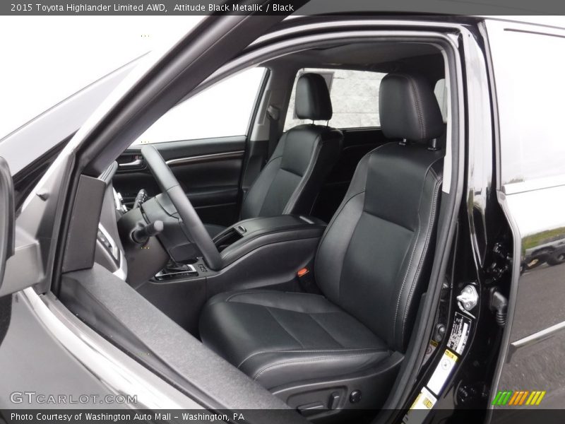 Attitude Black Metallic / Black 2015 Toyota Highlander Limited AWD