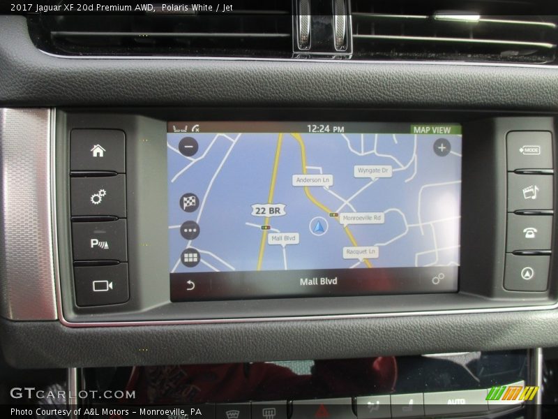 Navigation of 2017 XF 20d Premium AWD