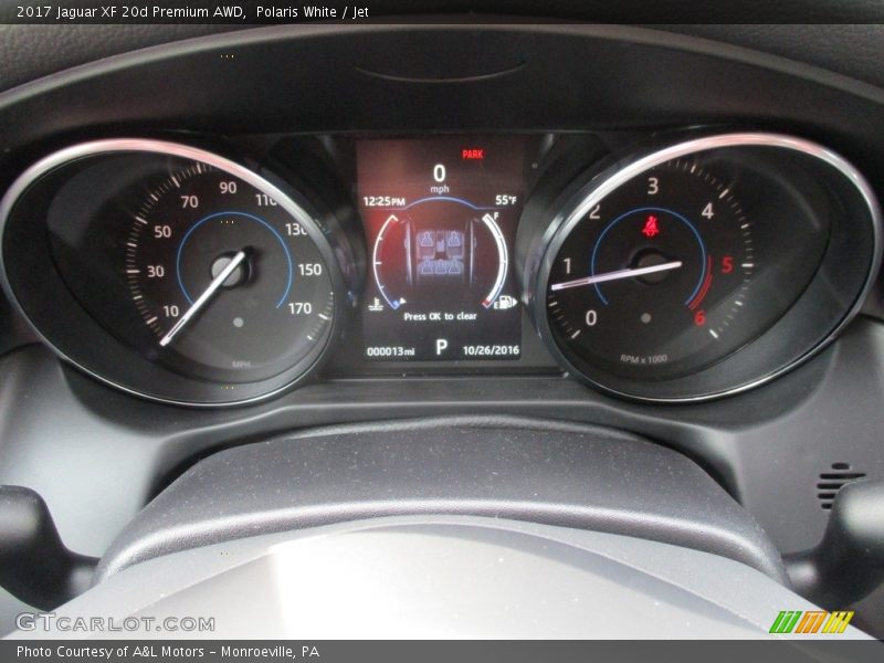  2017 XF 20d Premium AWD 20d Premium AWD Gauges