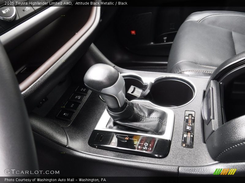 Attitude Black Metallic / Black 2015 Toyota Highlander Limited AWD