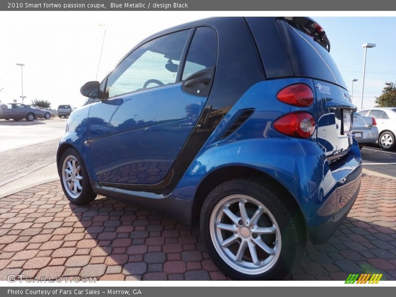 Blue Metallic / design Black 2010 Smart fortwo passion coupe