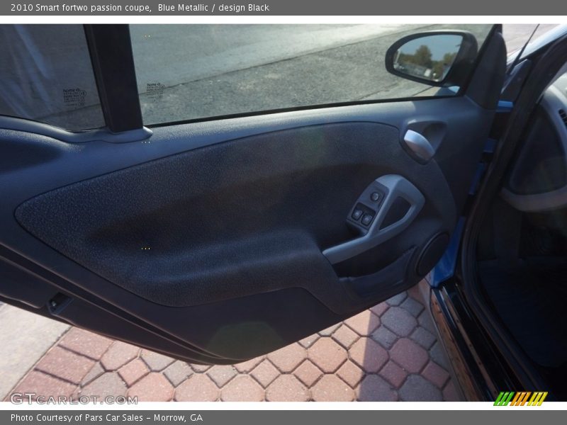 Blue Metallic / design Black 2010 Smart fortwo passion coupe