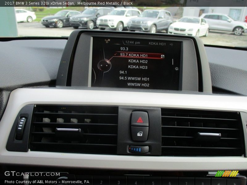 Melbourne Red Metallic / Black 2017 BMW 3 Series 320i xDrive Sedan