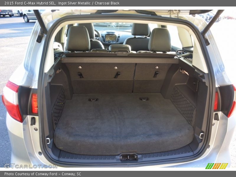 Ingot Silver Metallic / Charcoal Black 2015 Ford C-Max Hybrid SEL