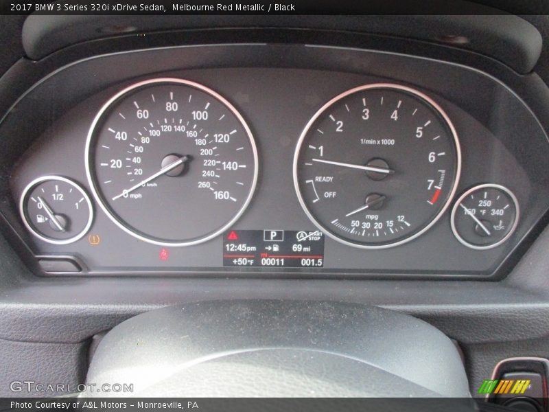  2017 3 Series 320i xDrive Sedan 320i xDrive Sedan Gauges