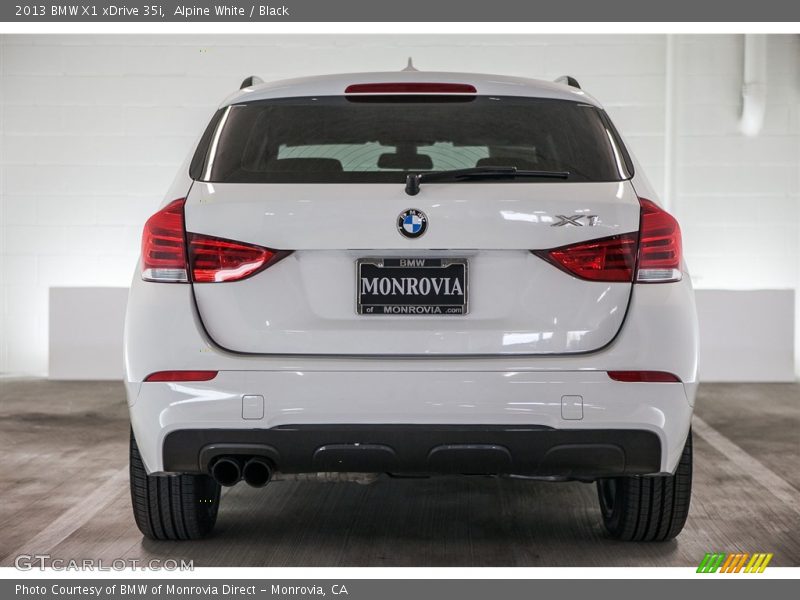 Alpine White / Black 2013 BMW X1 xDrive 35i