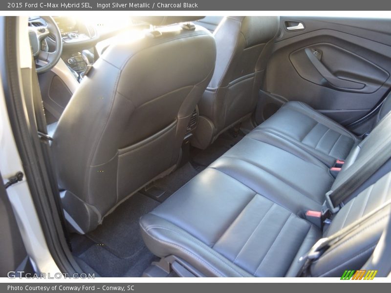 Ingot Silver Metallic / Charcoal Black 2015 Ford C-Max Hybrid SEL