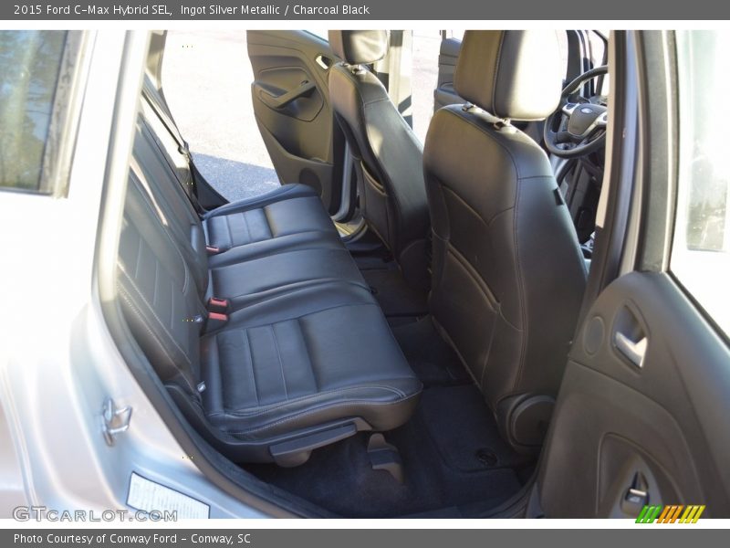 Ingot Silver Metallic / Charcoal Black 2015 Ford C-Max Hybrid SEL