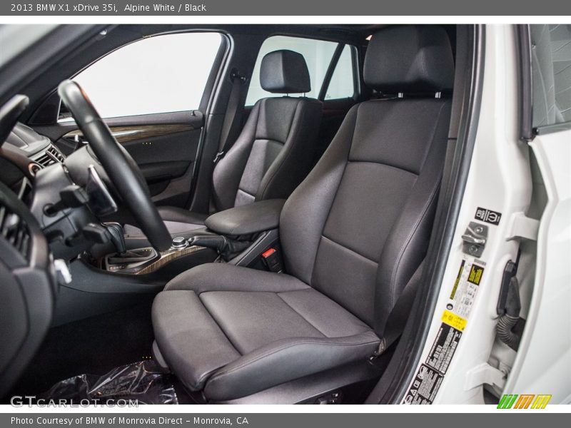 Alpine White / Black 2013 BMW X1 xDrive 35i