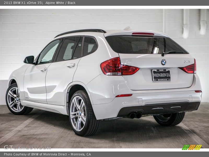 Alpine White / Black 2013 BMW X1 xDrive 35i