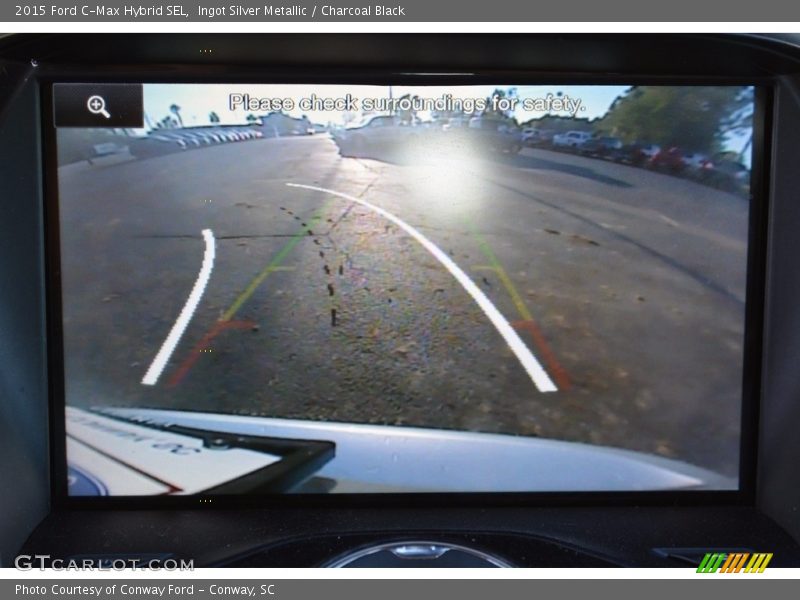 Ingot Silver Metallic / Charcoal Black 2015 Ford C-Max Hybrid SEL