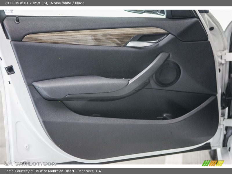 Alpine White / Black 2013 BMW X1 xDrive 35i