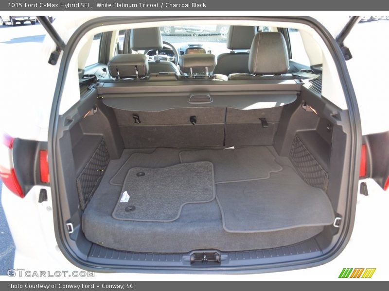 White Platinum Tricoat / Charcoal Black 2015 Ford C-Max Hybrid SEL