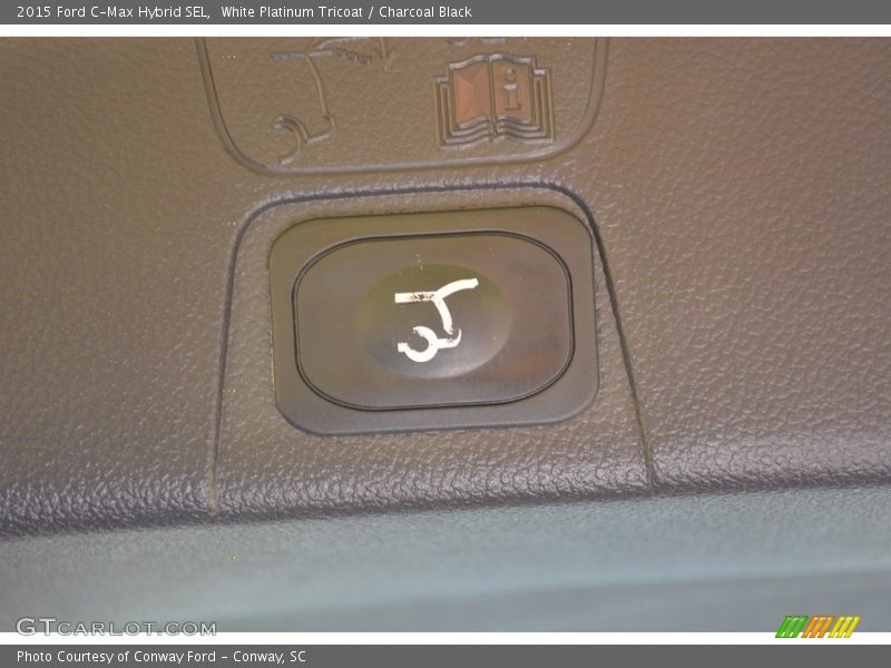 White Platinum Tricoat / Charcoal Black 2015 Ford C-Max Hybrid SEL