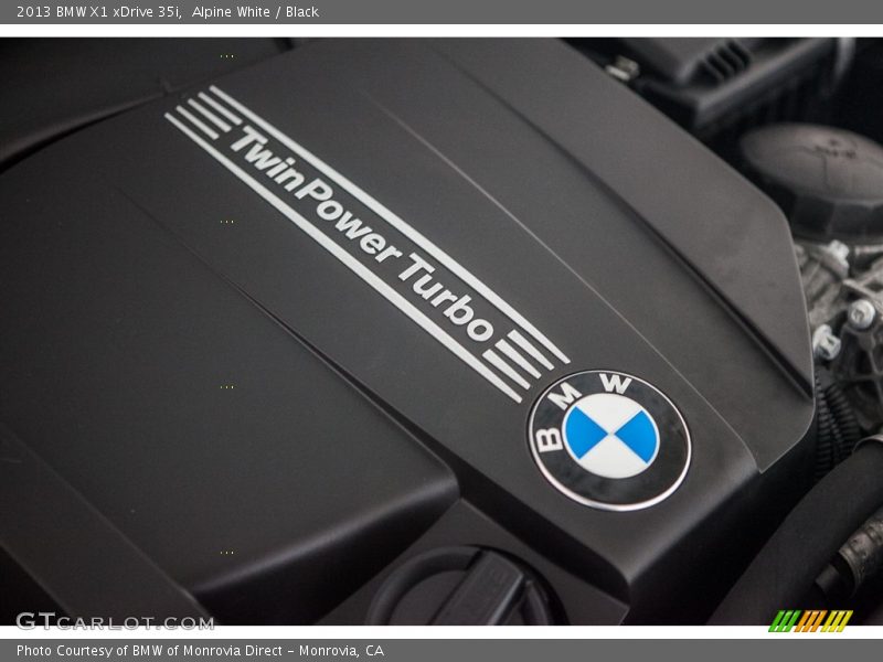 Alpine White / Black 2013 BMW X1 xDrive 35i