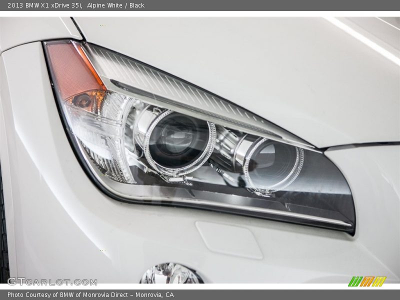 Alpine White / Black 2013 BMW X1 xDrive 35i