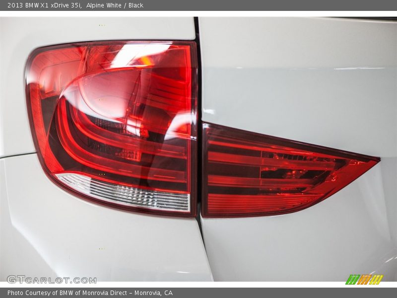 Alpine White / Black 2013 BMW X1 xDrive 35i