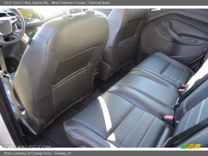 White Platinum Tricoat / Charcoal Black 2015 Ford C-Max Hybrid SEL