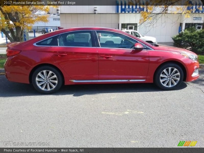  2017 Sonata Sport Scarlet Red