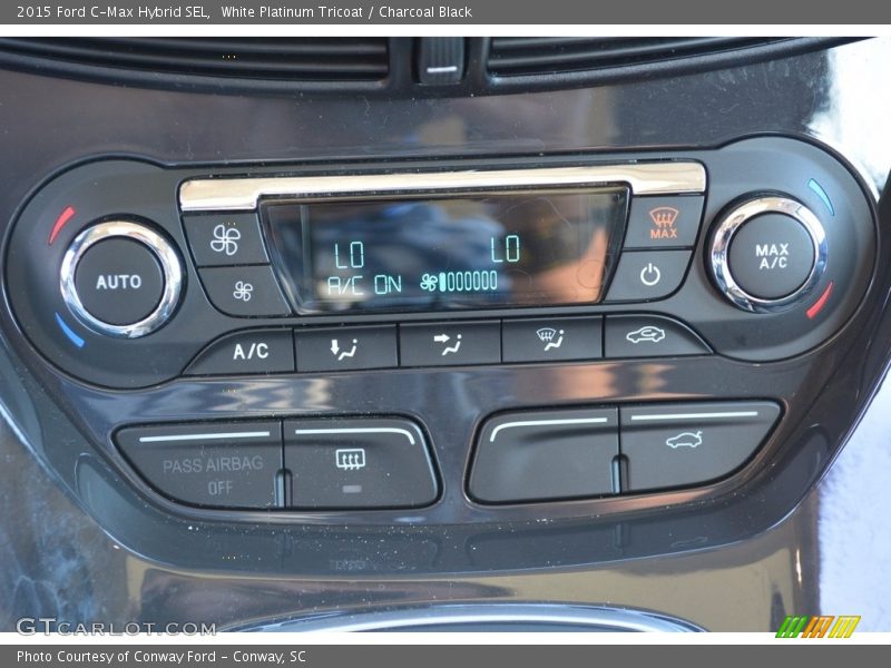 White Platinum Tricoat / Charcoal Black 2015 Ford C-Max Hybrid SEL