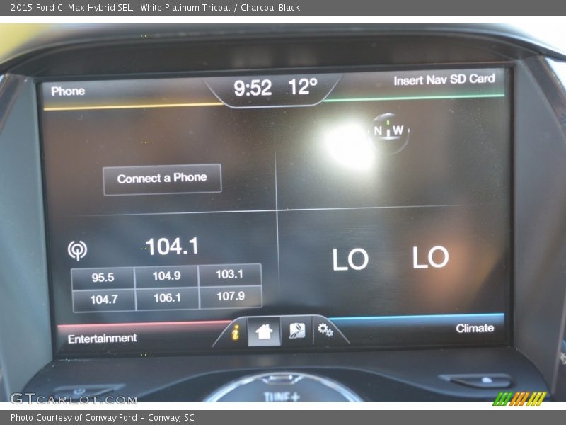 White Platinum Tricoat / Charcoal Black 2015 Ford C-Max Hybrid SEL