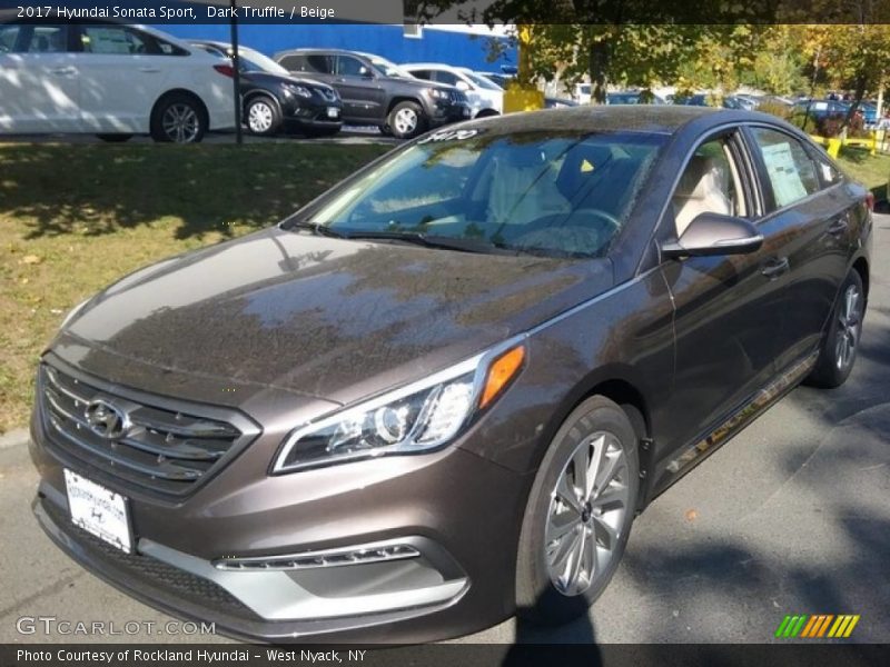 Dark Truffle / Beige 2017 Hyundai Sonata Sport