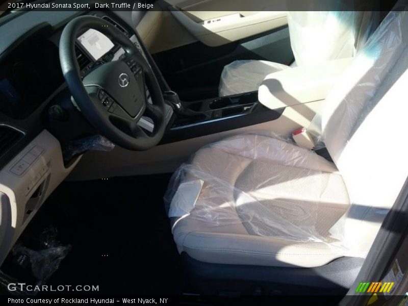 Dark Truffle / Beige 2017 Hyundai Sonata Sport