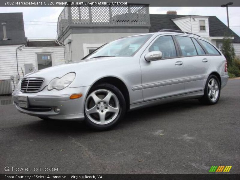 Brilliant Silver Metallic / Charcoal 2002 Mercedes-Benz C 320 Wagon