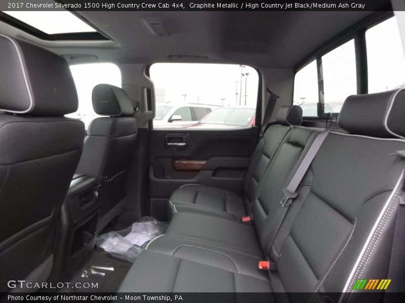 Rear Seat of 2017 Silverado 1500 High Country Crew Cab 4x4