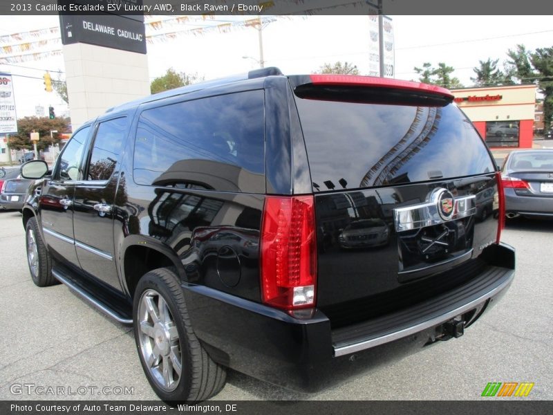 Black Raven / Ebony 2013 Cadillac Escalade ESV Luxury AWD