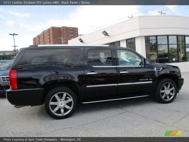 Black Raven / Ebony 2013 Cadillac Escalade ESV Luxury AWD