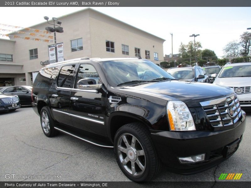Black Raven / Ebony 2013 Cadillac Escalade ESV Luxury AWD