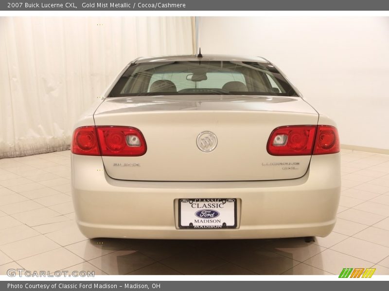 Gold Mist Metallic / Cocoa/Cashmere 2007 Buick Lucerne CXL