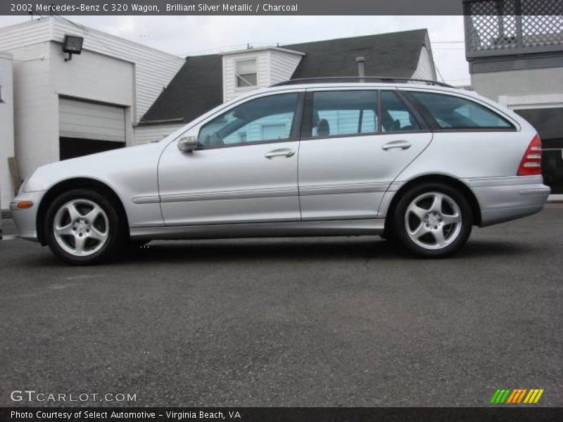 Brilliant Silver Metallic / Charcoal 2002 Mercedes-Benz C 320 Wagon