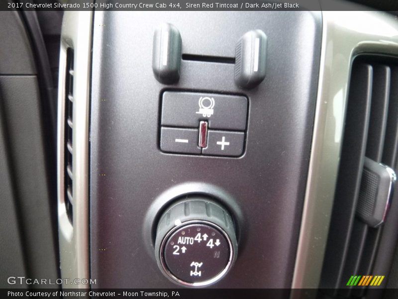 Controls of 2017 Silverado 1500 High Country Crew Cab 4x4