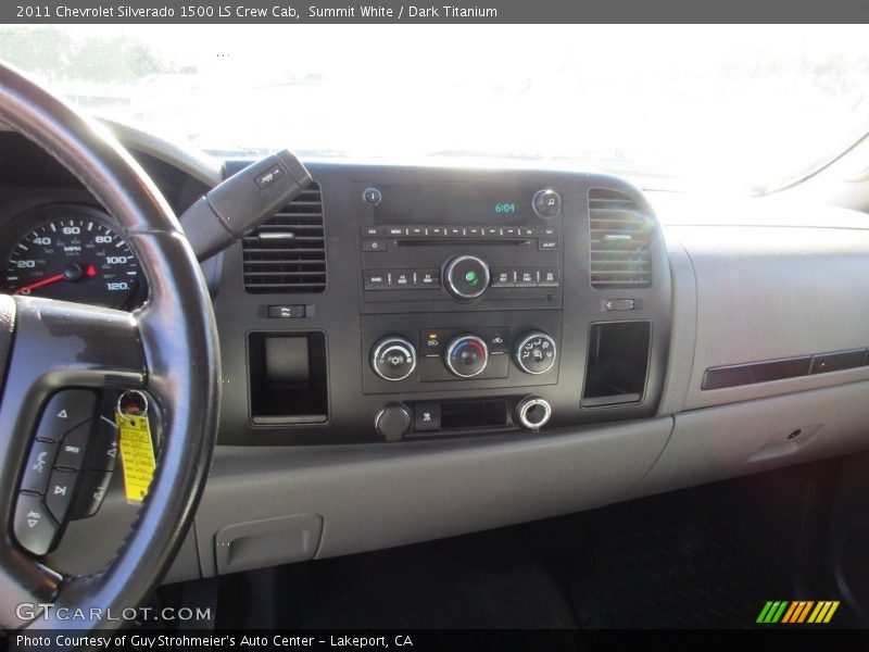 Summit White / Dark Titanium 2011 Chevrolet Silverado 1500 LS Crew Cab