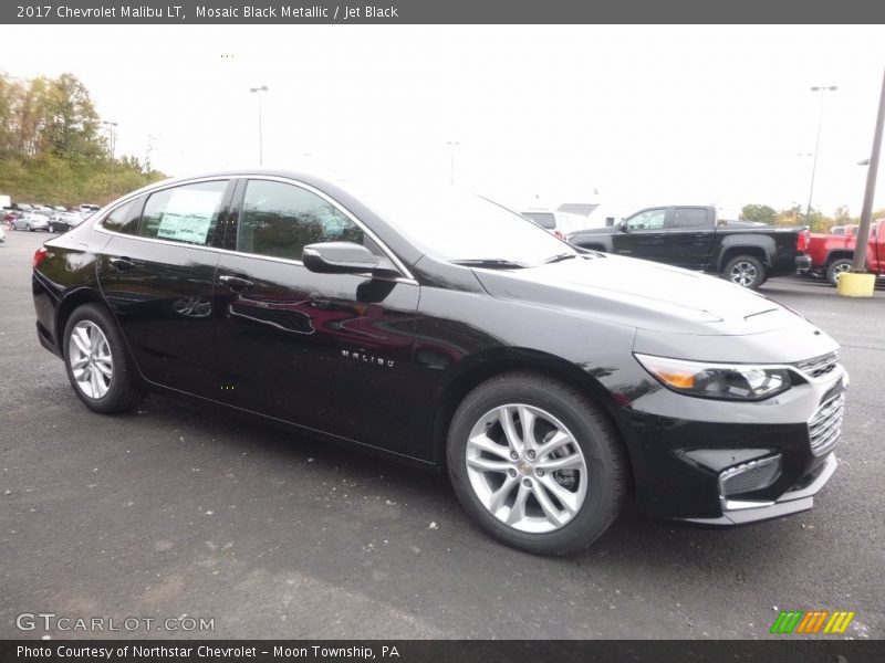 Mosaic Black Metallic / Jet Black 2017 Chevrolet Malibu LT