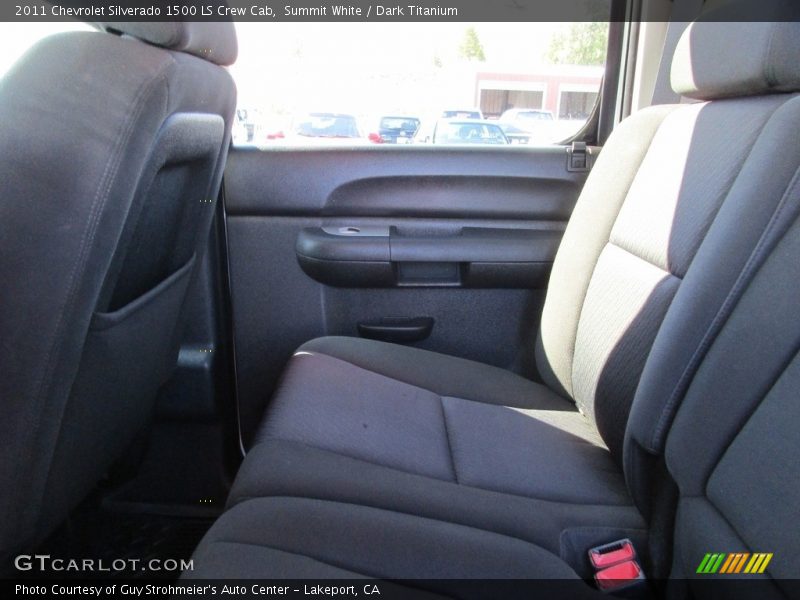 Summit White / Dark Titanium 2011 Chevrolet Silverado 1500 LS Crew Cab