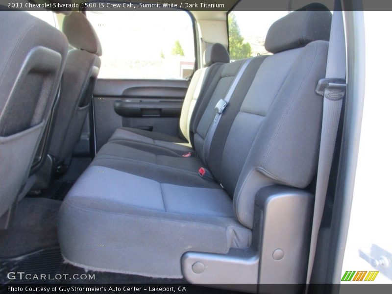 Summit White / Dark Titanium 2011 Chevrolet Silverado 1500 LS Crew Cab