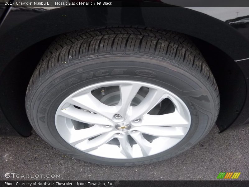 Mosaic Black Metallic / Jet Black 2017 Chevrolet Malibu LT
