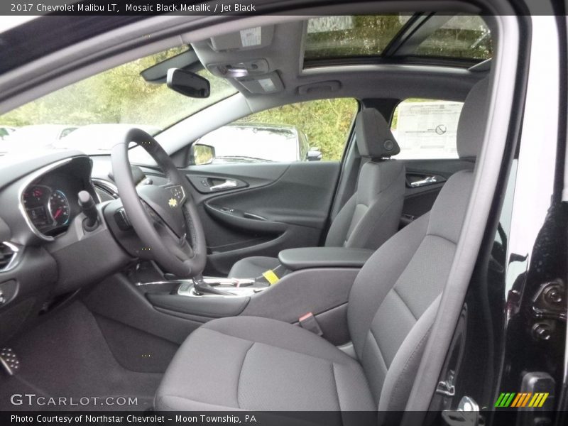 Mosaic Black Metallic / Jet Black 2017 Chevrolet Malibu LT