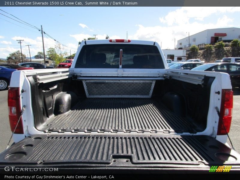 Summit White / Dark Titanium 2011 Chevrolet Silverado 1500 LS Crew Cab