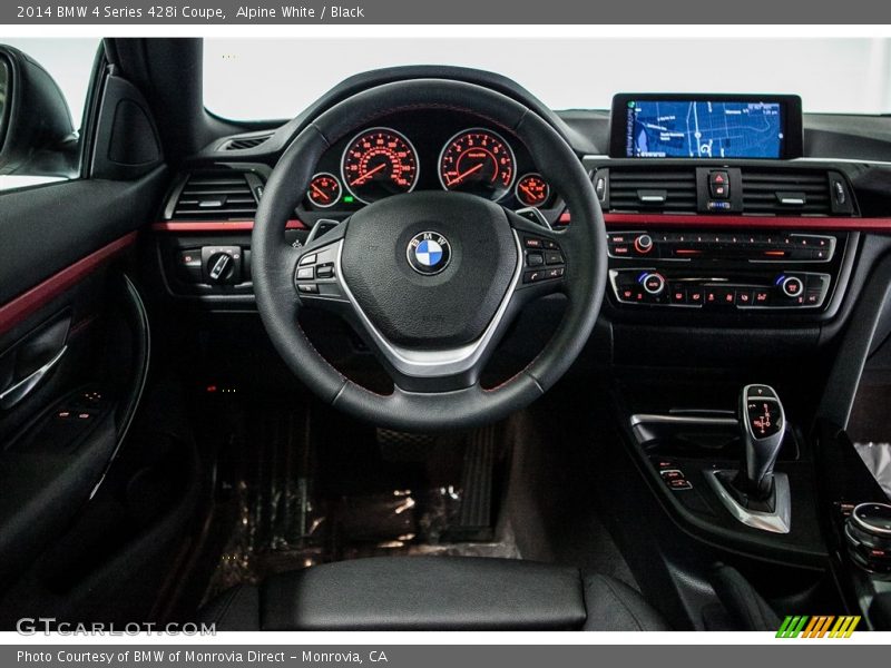 Alpine White / Black 2014 BMW 4 Series 428i Coupe