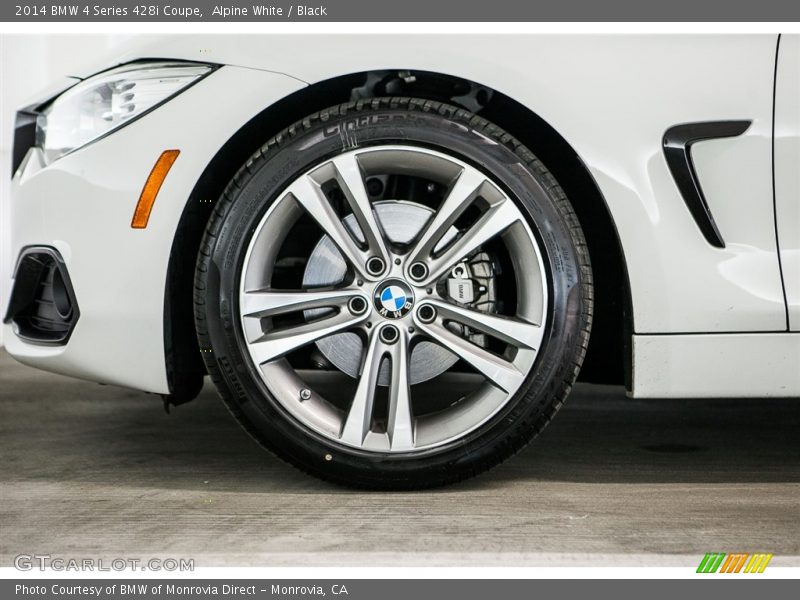 Alpine White / Black 2014 BMW 4 Series 428i Coupe