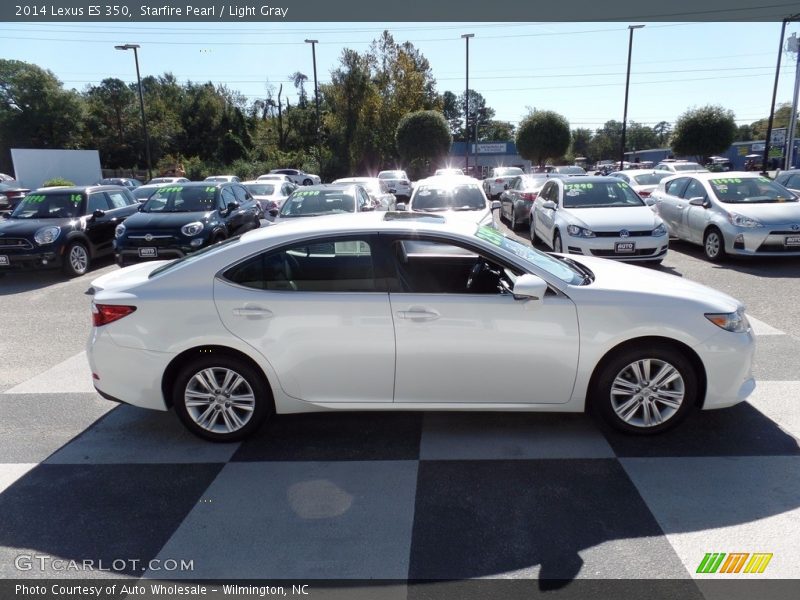 Starfire Pearl / Light Gray 2014 Lexus ES 350