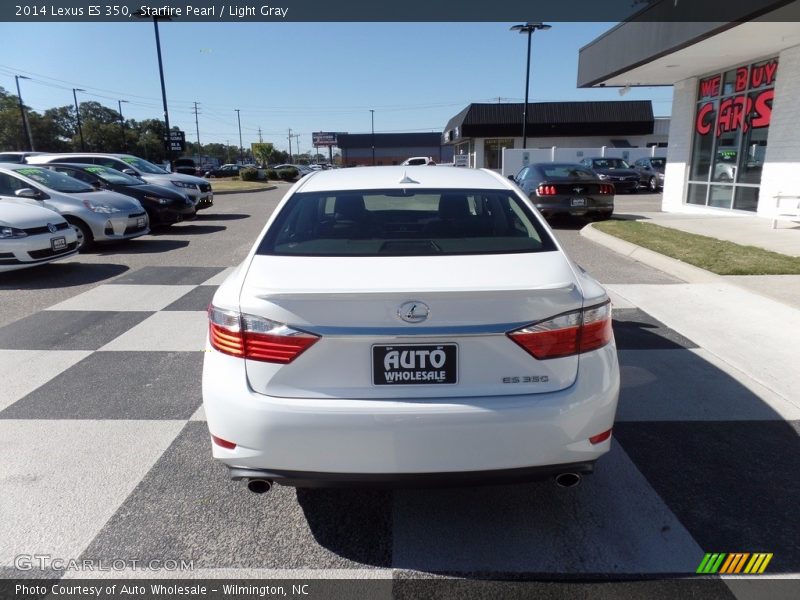 Starfire Pearl / Light Gray 2014 Lexus ES 350